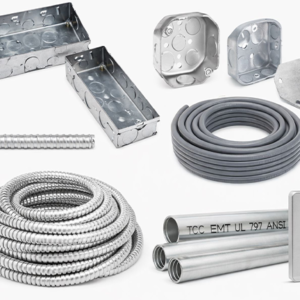 Steel pipes for electricity