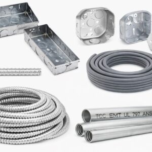Steel pipes for electricity